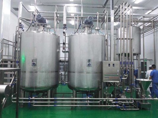 Turnkey Project Customizable Complete Automatic Flavored Yogurt Cheese Milk Making Machine Production Line