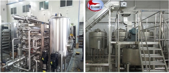 Turnkey Tube in Tube Fresh Pasteurized Milk Diary Production Line Plant Machine