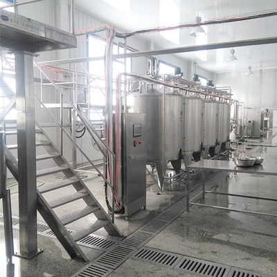Turnkey Tube in Tube Fresh Pasteurized Milk Diary Production Line Plant Machine
