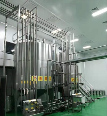 Turnkey Tube in Tube Fresh Pasteurized Milk Diary Production Line Plant Machine