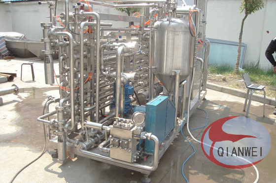 2025 Automatic Turnkey Fresh Uht Milk Cream Diary Production Line Sterilizing Machine