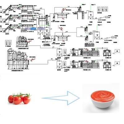 Industrial 28-30 Tomato Paste Making and Processing Machinery Automatic Production Line Prices